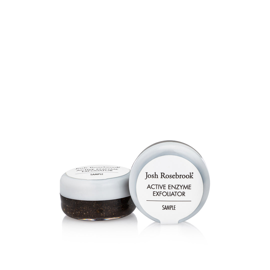 Échantillon d'exfoliant enzymatique actif